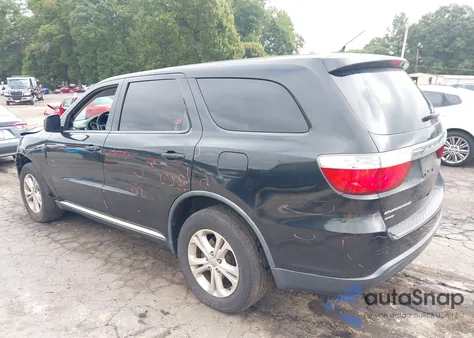 2013 Dodge Durango Sxt из США, поврежденный, VIN 1C4RDJAG4DC658776